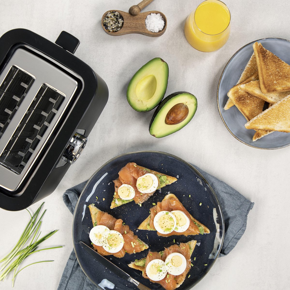 Broodrooster – 2 Sleuven – LED Display – Zwarte RVS Behuizing – Moments Breakfast Serie – Princess 142360 thumbnail 6
