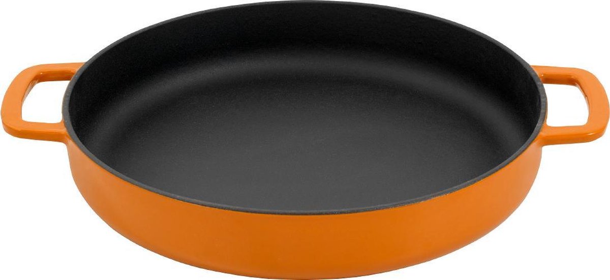 COMBEKK - Sous-Chef Koekenpan Dubbel Handvat 28CM - Oranje
