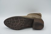 AQA A7792 Velour elmwood laars 3/4 (Maat - 38, Kleur - Taupe)