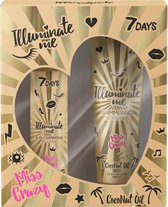 Illuminate Me Miss Crazy 4-in-1 set verlichtende fluid 50ml + verlichtende bodymilk 150ml