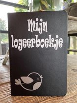 Logeerboekje vogeltje / kraamcadeau / logeren / notitieboek