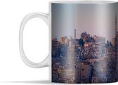 Mok - Paarse tinten over de stad Amman - 350 ml - Beker