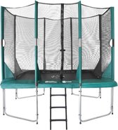 Etan Hi-Flyer Combi Trampoline set 281 x 201 cm - inc. Veiligheidsnet - Groen - Rechthoekig - Zeer veilig