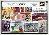 Walt Disney – Luxe postzegel pakket (A6 formaat) : collectie van 50 verschillende postzegels van Walt Disney – kan als ansichtkaart in een A6 envelop - authentiek cadeau - kado - geschenk - kaart - mickey mouse - jungle book - sneeuwwitje - pretpark