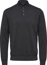 SELECTED SLHBERG LS KNIT POLO NECK B NOOS Heren Trui  - Maat XL