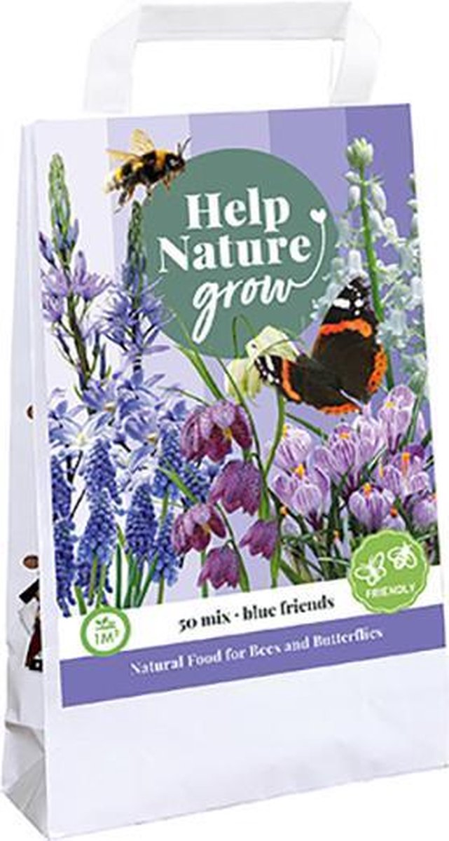 Jub Holland bloembollen mix - Help Nature Grow 'Blue Friends' - 50 stuks