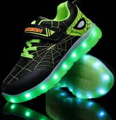 Kinderschoenen - Sneakers - Led - Groen - Maat 29