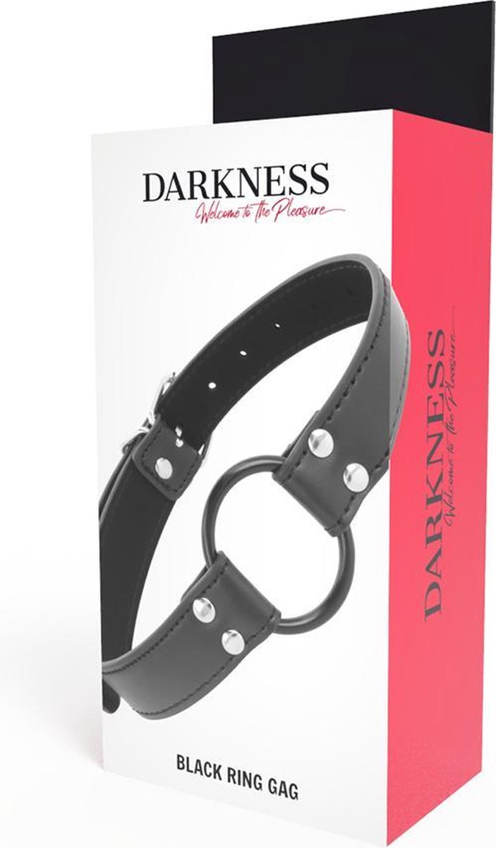 Darkness - Black Gag Ring - 3.6cm | Extreme BDSM | Bondage | Gag | BDSM Accessories