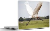 Laptop sticker - 13.3 inch - Vogels - Ooievaar - Veren