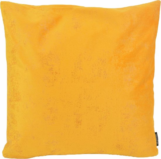 Flo Gold Velvet Geel Kussenhoes | Fluweel / Polyester | 45 x 45 cm