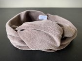 Isa&Lucas - Flexibele Haarband - IJzerdraad - Velours - Vintage Taupe