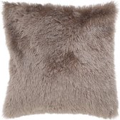 Sierkussenhoes MANON - Taupe - Polyester - 45 x 45 cm