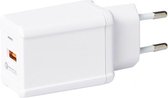 PurePower Snellader USB Stekker 3A/18W Thuislader Oplader Adapter Oplaadstekker Blokje -Geschikt voor Xiaomi Mi Band/9T/Mix/Note 10 Lite / Mi Fit Band / PocoPhone F1/ Redmi 4/5/6/78/9/K20/Not