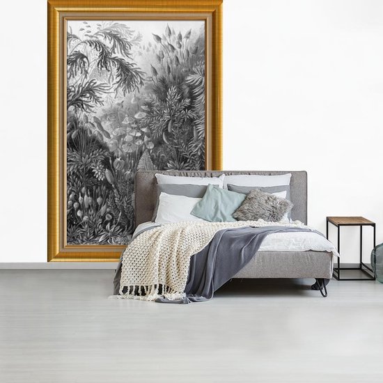 Papier Peint - Papiers Papier peint photo Art - Peintre - Or - Cadre - Largeur 160 cm x Hauteur 240 cm