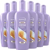Andrélon Hydratatie & Volume Shampoo - 6 x 300 ml - Voordeelverpakking