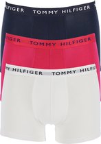 Tommy Hilfiger Recycled Essentials trunks (3-pack) - wit - blauw en rood -  Maat: M