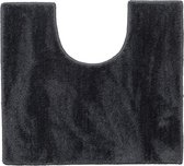 Sealskin Doux Tapis de contour WC - 45x50 cm - Polyester - Gris foncé