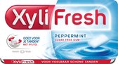 Xylifresh Peppermint Gum doos suikervrije kauwgom - verfrisser - voordeelverpakking met 24 pakjes à 18 g
