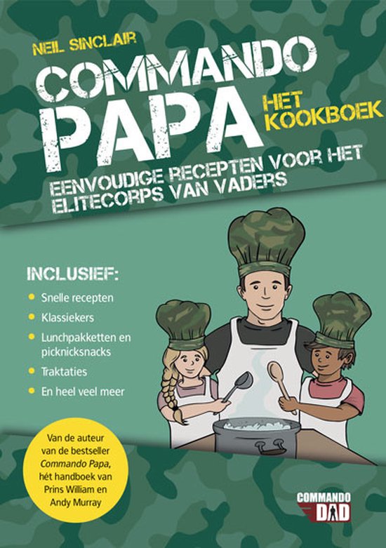 Commando papa-het kookboek - cover