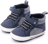 Baby Schoenen - Kinderschoenen - Eerste Wandelaars - Blauw - Maat 6-12M