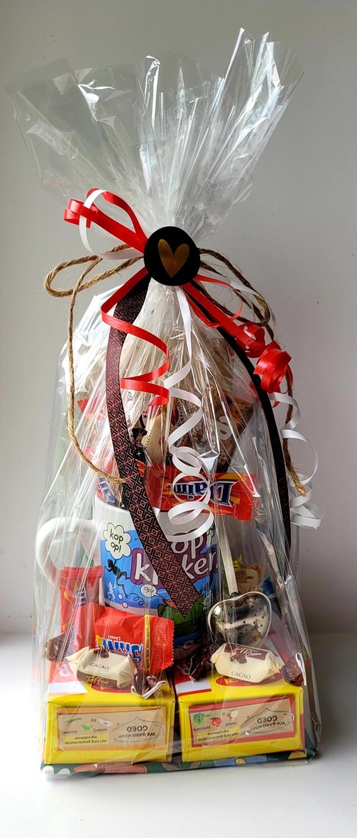 Opkikker Cadeaupakket met Soep, Thee, Chocolaatjes en koek | Beterschapscadeau en Verwennerij — cadeau in Eten & Drinken - foto 2