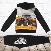 Joggingpak met tractor rood