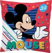 kussen Mickey Mouse polyester 35 x 35 cm rood