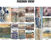 Funchun Schilderijen Stickers | Set van Stickers | Meerdere Stickers | Beste Werken van Funchun | Mensen Natuur Landschappen | Bullet Journal | Journalling | Stickers Plakken | Plakboeken | Versieren