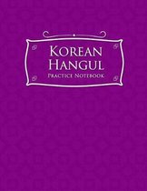 Korean Hangul Practice Notebook