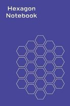 Hexagon Notebook: 108 Page Hexagon Graph Paper Notebook: 6x9 Medium Sized