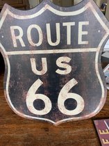 Bord route 66- mancave - USA- stoer