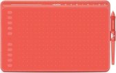 Huion® HS611 Tekentablet - 8192 niveaus - Drawing tablet - Tilt control - Grafische tablet - 266PPS + 5080LPI - Ook geschikt voor linkshandig - PW500 - Coral Red