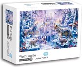 Puzzel 1000 Stukjes Volwassenen Legpuzzels Puzzle Jigsaw Puzzels - Speelgoed Hobby en Creatief Voor Volwassenen - 50*70 cm - Wolf Castle. 1000 Stukjes