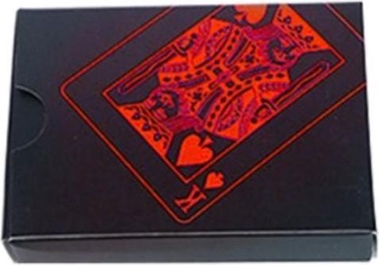 Thumbnail van een extra afbeelding van het spel Knibe® Waterdichte Professionele Poker Kaarten - Plastic Speelkaarten - luxe kaartspellen - Professionele Premium Speelkaarten - Speelkaarten - Zwart en Rood