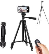 Tripod Statief / Statief Camera / Statief Ringlamp / Statief Smartphone / Tripod / Tripod Smartphone / Tripod Camera / Statief Voor Smartphone - Verstelbaar - Tot 106 Cm Hoog - Statief iPhone
