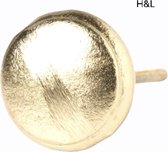 H&L deurknop - rond - meubelknop - goud - 4 cm - woonaccessoires - woondecoratie