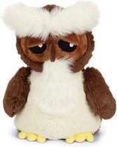 Beeztees hondenspeelgoed knuffel uil Sepp bruin 30 x 20 x 12,5 cm