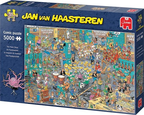 warm zonde Karu Jan van Haasteren De Muziekwinkel puzzel - 5000 stukjes | bol.com
