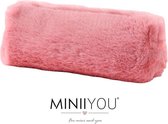MINIIYOU - Fluffly Roze meisjes etui - pennenzak met vacht