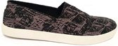 Toms Avalon Sneaker 10004796 Black Scratch Print Maat 42,5