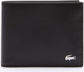 Lacoste - Fitzgerald-cadeauset heren met gladde leren portemonnee en sleutelhanger - noir