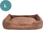 Coussin de luxe pour chien L - Orthopédique - Lavable - Lit pour chien - Lit pour chien - 75 x 58 x 20 cm