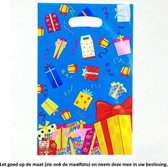 10 Uitdeelzakjes Cadeau 16,5 x 25 cm - Cellofaan Plastic Traktatie Kado Zakjes - Snoepzakjes - Koekzakjes - Koekje - Cookie - Veelkleurig