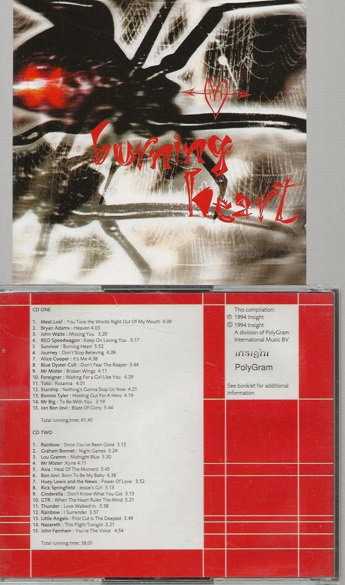 BURNING HEART volume 1  ( 2 CD )