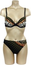 Sunflair Jungle Sunrise bikini set Maat Top  38B / 75B + Maat Slip 38