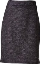 Dames milano rok zwarte/groen/wit print - kort | Maat L