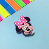 Kabelbeschermer Disney - Minnie Mouse - 1 stuk - Cable protector - Oplader - Kabelsok - Kabelspiraal - Kabelbijter - iPhone - Samsung