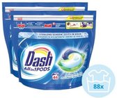 Dash - Allin1 Wasmiddel Pods - Witter dan Wit Pods - 2 x 44 (88) pods - Voordeelverpakking