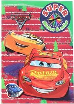 Disney Cars sticker en kleurboek - Kerst - Multicolor - Papier - 21.8 x 26.5 cm