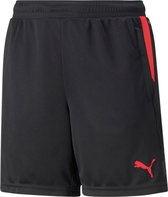 Puma IndividualCUP Sportbroek - Maat 128  - Jongens - Zwart - Rood